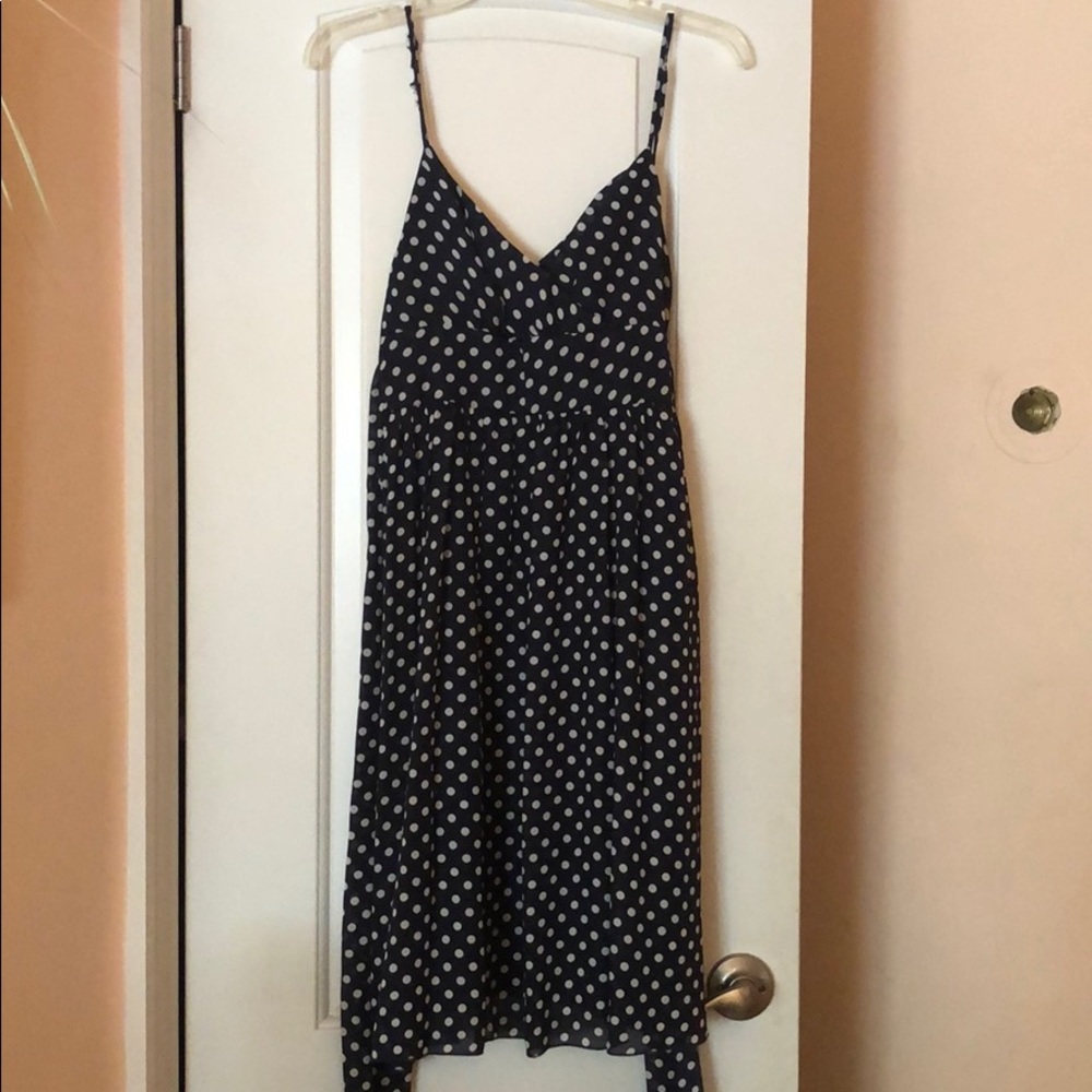 Sphagetti strap polka dot dress